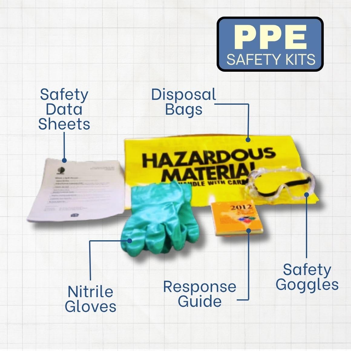 20-Gallon Emergency Response Universal Spill Kit (Includes Drum by Enpac – 20 Gallon, Poly-Rigid, Yellow, Model 1320-YE