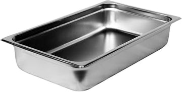 Thunder Group full size 4" deep 22 gauge anti jam pans, comes in each
