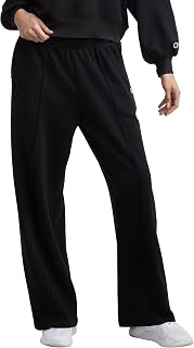 Champion Women's Tackle Open Bottom Pant, Standard Fit, French Terry