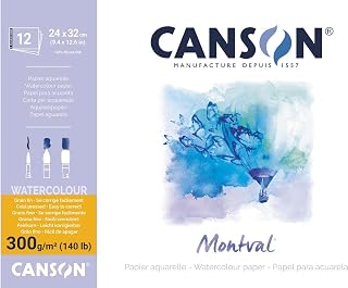 CANSON Bloc papier dessin"Montval", 240 x 320 mm, 300 g/m2