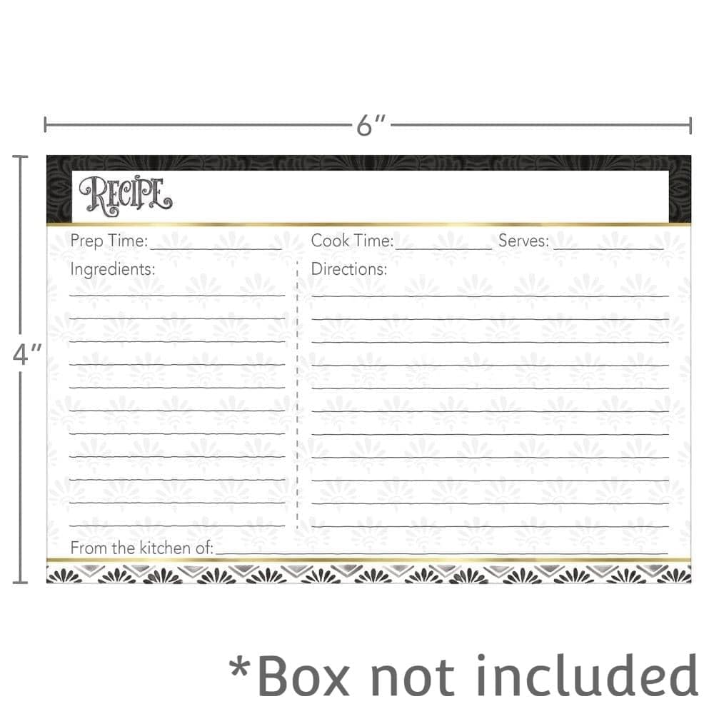 Kitchen Memories 4X6 Recipe Cards by Lang – 4 x 6 inches, Paper, Multi, Model 2015116
