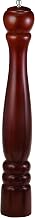 TableCraft PM1918 Wood Pepper Mill, 18" Rubberwood with Forged Steel Mechanism, Ideal for Restaurants and Catering Events