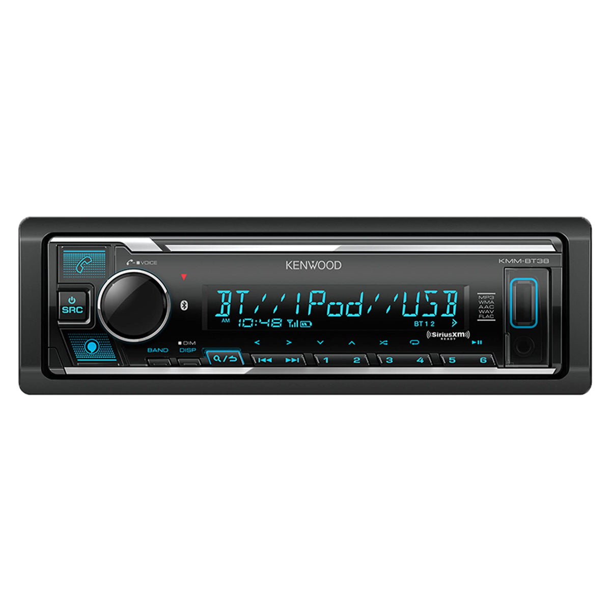 KMM-BT38 Digital Media Receiver (Does Not Play CDs) w/Bluetooth (Renewed) by Kenwood – Model KMM-BT38-REF