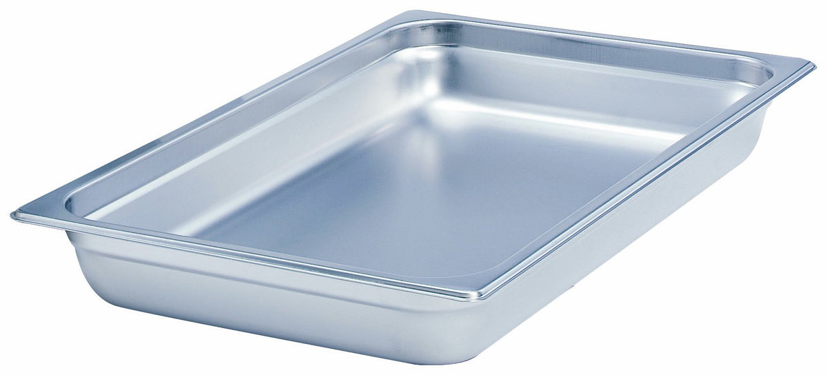 SAF-T-STAK Third x 2-1/2-Inch Pan by CRESTWARE – Steel, Silver, Model 2132