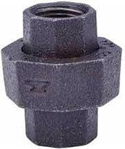 Anvil International 0812508208 Class 150 Imported Malleable Iron Union, 3/4", Black