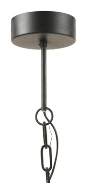Bizu Ceiling Lamp Black & Beige by Zuo – Medium, Metal, Black & Beige, Model 56175