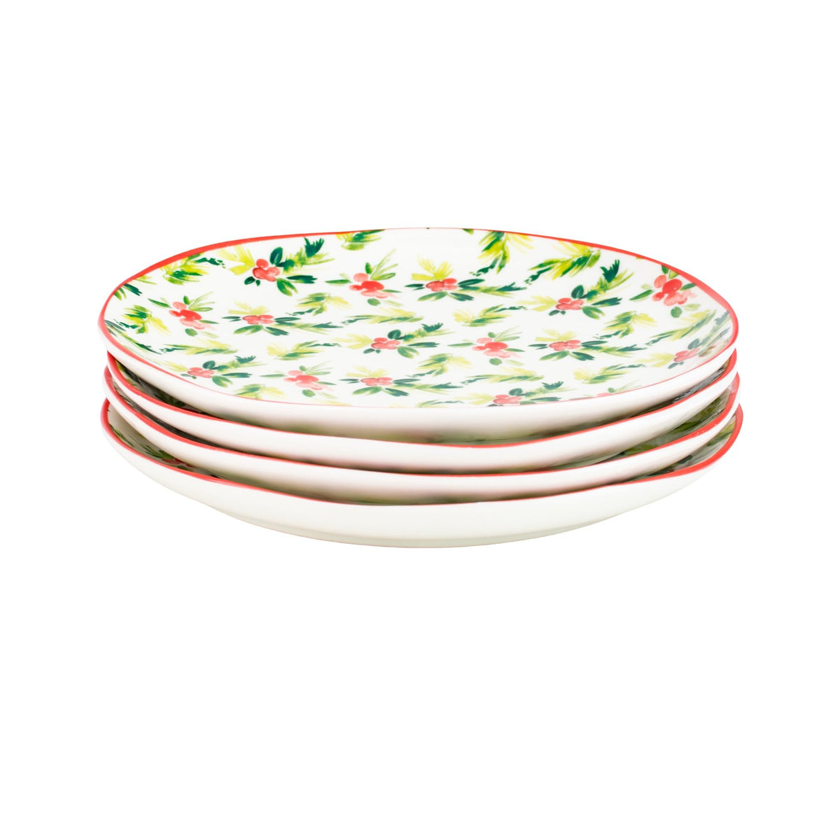 10 Strawberry Street Holly Berries / 6" / 1 Appetizer Plates