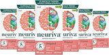 NEURIVA Original Brain Supplement for Memory, Focus & Concentration + Learning & Accuracy with Clinically Tested Nootropics Phosphatidylserine and Neurofactor, Caffeine Free, 30 Capsules (6 Pack)