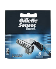 Gillette 5 Count (Pack of 1) / Sensor Excel / 1 Cartridges