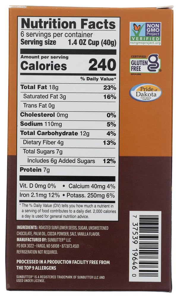 Cups On The Go, 1.4 Ounce by SunButter – 1.4 Ounce (Pack of 1), brown, Model 0737539196460