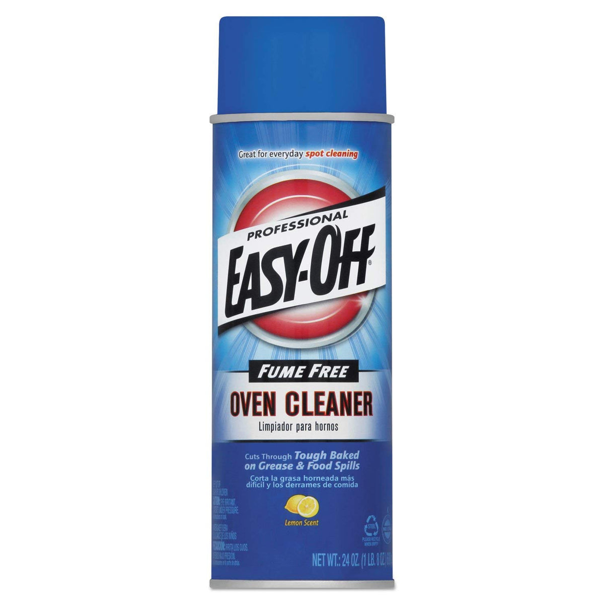 Easy-Off-74017 Professional Fume Free Max Oven Cleaner, Lemon 144 oz (6 Cans x 24 oz)