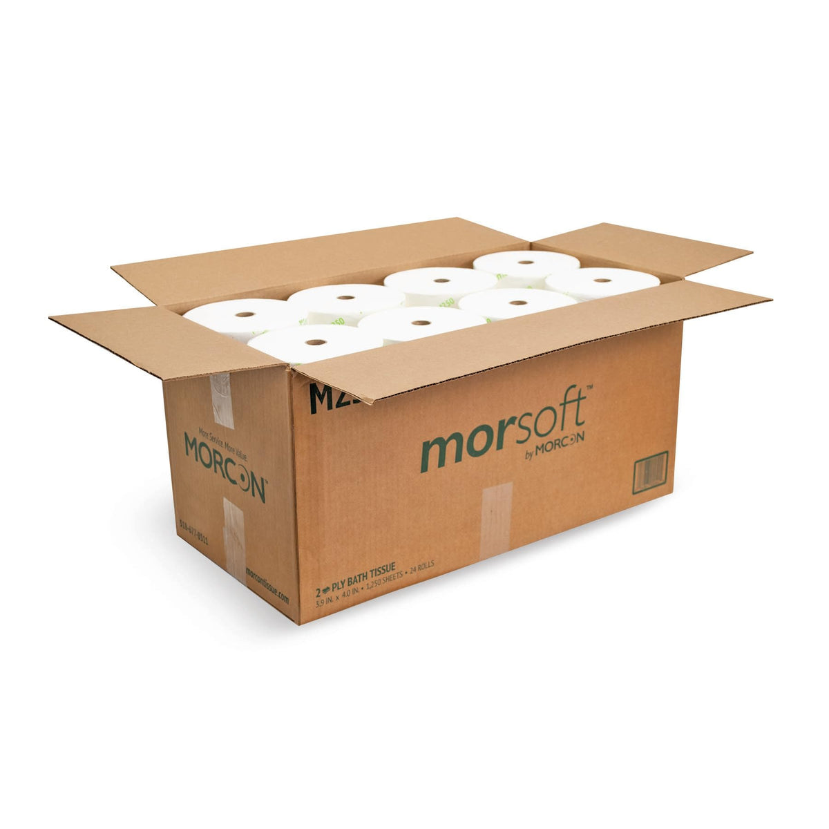 MORM250 - Mor-Soft Coreless Alternative Bath Tissue by Morcon – Regular, Paper, Multicolor
