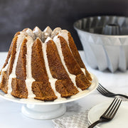 Kugelhopf Bundt Cake Pan by Nordic Ware – 9 x 9 x 5.30", 10.0 cups, Aluminum, Silver, Model 59937