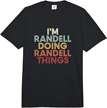 Randell Name Randell Personalized Name First Given Comfort Colors Adult Heavyweight T-Shirt