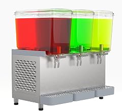 Crathco SR-35 Classic Pro™ Bubbler® Refrigerated Drink Dispenser, Stainless Steel, 3 Bowl, 14.25 Gal Total Capacity