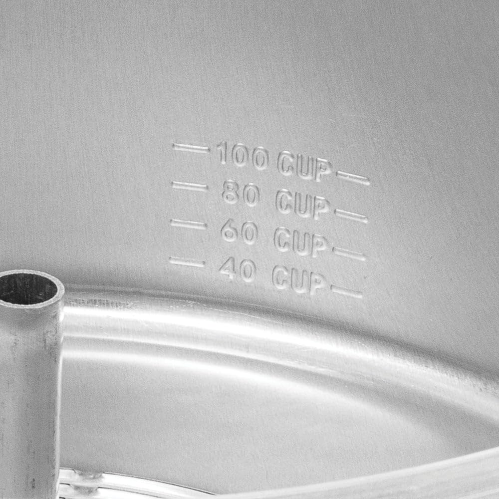 100 Cup Coffee Urn by Adcraft – Silver, Model CUA100