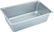 Winco Full Size Silver Metal Steam Table Pan (Set of 12)