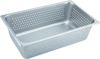 Winco Full Size Silver Metal Steam Table Pan (Set of 12)