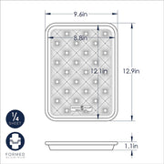 Naturals Vintage Starburst Quarter Sheet by Nordic Ware – Quarter Sheet, Aluminum, Natural, Model 45360
