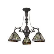CH33359MR24-DC3 Chandelier by Chloe Lighting – Green, Blue, Brown