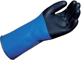 MAPA Temp-Tec NL56 14" Insulated Neoprene Coated Gloves, Heavy Weight, Size 9, 1 Pair