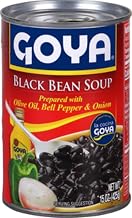 Goya Foods Black Bean Soup, 15 Ounce (Pack of 24)