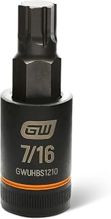 GEARWRENCH 1/2" Drive Impact Bi-directional Hex Bit Socket 7/16" | GWUHBS1210