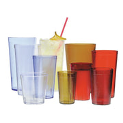 G.E.T. Stackable Pebbled Tumblers 5 Oz Clear SAN Plastic by G E T ENTERPRISES LLC – 5.0 fluid_ounces, Plastic, Clear, Pack of 72, Model 6605-1-60-CL