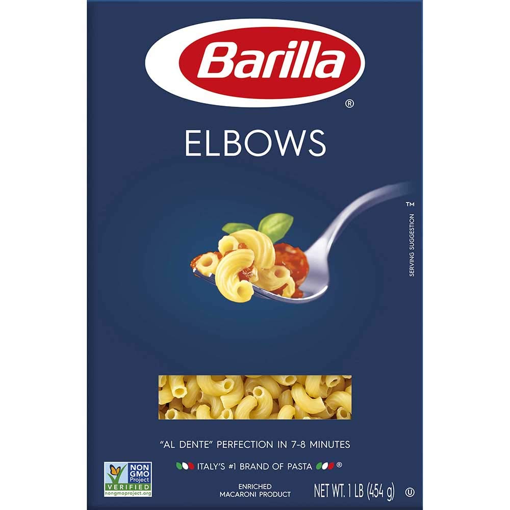Elbows Pasta by Barilla – Pack of 16
