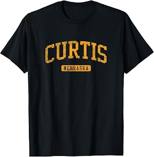 Curtis NE Vintage Athletic Sports Design JG3 T-Shirt