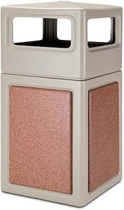 Commercial Zone 42 Gallon StoneTec Panel with Dome Lid Color: Beige with Sedona