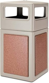 Commercial Zone 42 Gallon StoneTec Panel with Dome Lid Color: Beige with Sedona