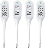 8 Second Basal Thermometer for Adults & Kids, Accurate & Safe, Pack of 4