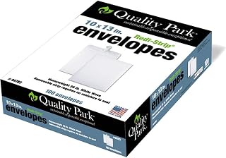 Quality Park Redi Strip Catalog Envelope, 10 x 13, White, 100/Box