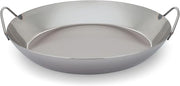 Matfer Bourgeat Black Carbon Steel Paella Pan, 14 1/8"