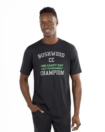 Men's Bushwood 2.0 T-Shirt by TravisMathew – Cotton, Black, Model 1MW541