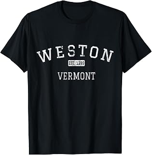 Weston Vermont VT Vintage T-Shirt