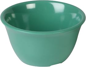 Thunder Group Color green melamine dinnerware collection 4 inch bouillon cup - 7 oz, comes in dozen
