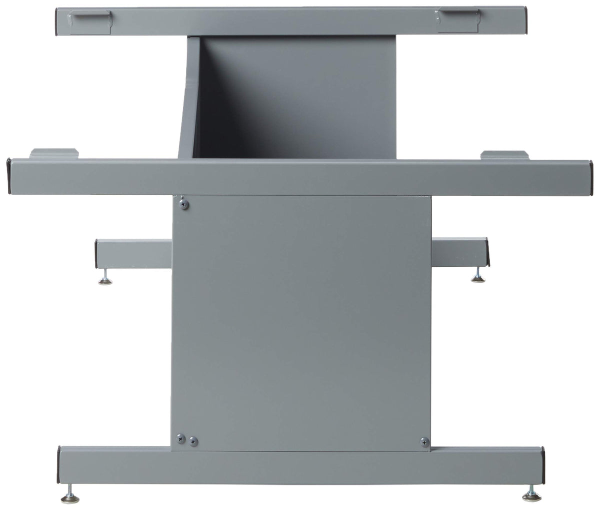 Open Base 20" H by Safco – High Base, Alloy Steel, Grey, Model 4977GR