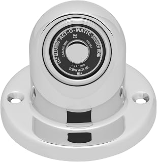 Sloan AC-450 Act-O-Matic Institutional Showerhead, 2.5 GPM, Polished Chrome | Spring-loaded, self-cleaning spray disk prevents particle clogging and reduce maintenance, All brass construction 4024500