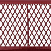 Global Industrial Red / 62 inches x 48 inches x 29.5 inches / Industrial Picnic Tables