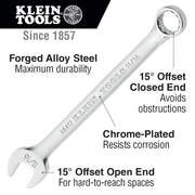 KLEIN TOOLS 1/2-Inch / Silver / 1 Combination Wrenches