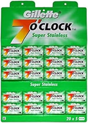 Gillette 7 O'Clock Green Razor Blades - Precision Shaving