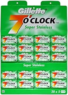 Gillette 7 O'Clock Green Razor Blades - Precision Shaving