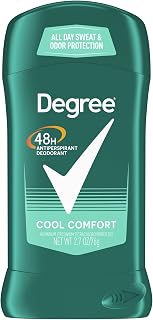 Degree Cool Comfort Original Protection Antiperspirant Stick, 2.7 oz (Pack of 5)