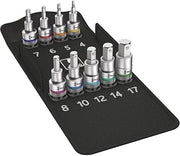 Wera 05004201001 8740 C HF 1 Zyklop bit Socket Set with 1/2" Drive, with Holding Function, 9 Pieces