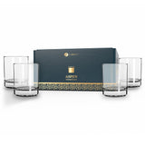 Aspen Double Old Fashioned Glasses Set of by Libbey – 4 Count (Pack of 1), 12.0 fluid_ounces, Glass, Rocks Glass Set, Pack of 4