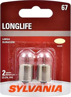 SYLVANIA 67 Long Life Miniature Bulb, (Contains 2 Bulbs)