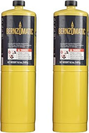 Bernzomatic Pre-Filled MAP-Pro Gas Torch Style Cylinder 14.1 oz (Pack of 2)