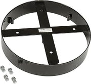 Global Industrial Thermoplastic Receptacle Base, Black